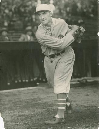Al Simmons Batting photograph, 1929 or 1930