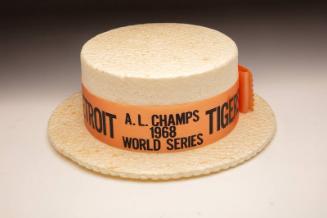 Detroit Tigers World Series souvenir hat, 1968
