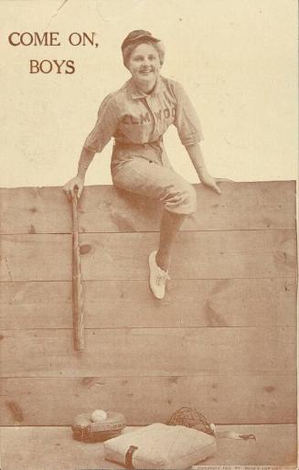 Come on, boys picture postcard, 1910
