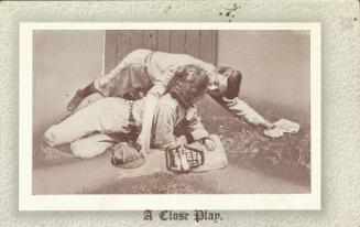 A Close Play picture postcard, 1910