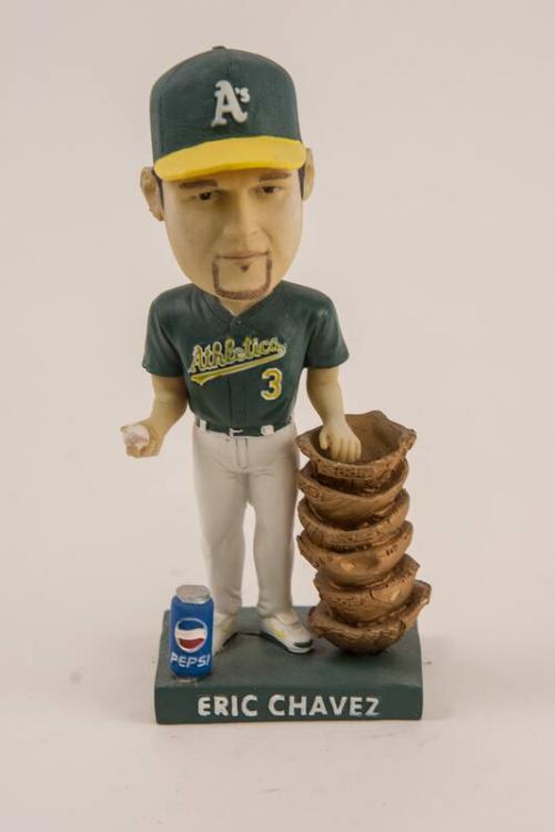 Eric Chávez Gold Glove awards bobblehead