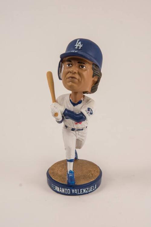 Fernando Valenzuela bobblehead. 2015 September 16