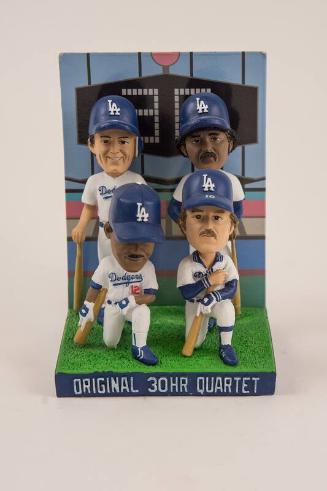 Dusty Baker, Ron Cey, Reggie Smith, and Steve Garvey quartet bobblehead