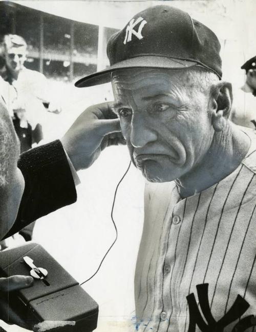 Casey Stengel photograph, 1958