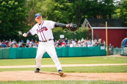 Phil Niekro Pitching photograph, 2017 May 27