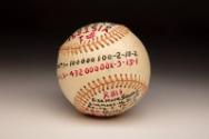 Bob Gibson First Victory ball, 1974 April 28