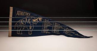 Philadelphia Athletics pennant, undated