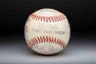 Salt Lake City Bees Autographed ball, 1963