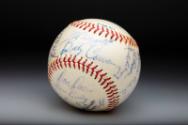 Salt Lake City Bees Autographed ball, 1963