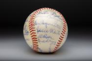 Salt Lake City Bees Autographed ball, 1963