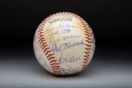 Salt Lake City Bees Autographed ball, 1963