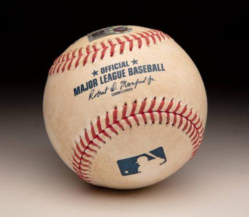 Max Scherzer 3,000th Career Strikeout ball, 2021 September 12