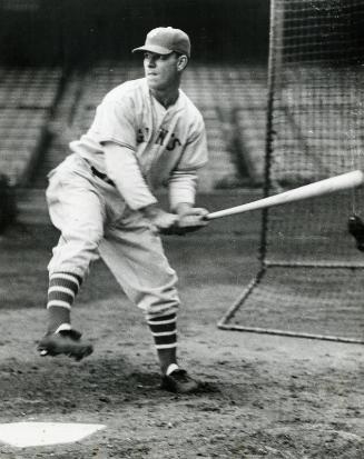 Mel Ott Batting photograph, 1937