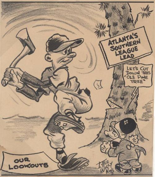 Atlanta's Southern League Lead cartoon, undated