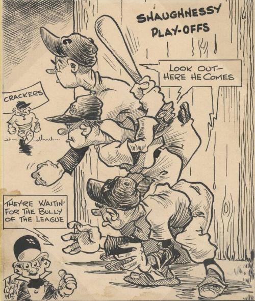 Shaughnessy Play-Offs cartoon, undated