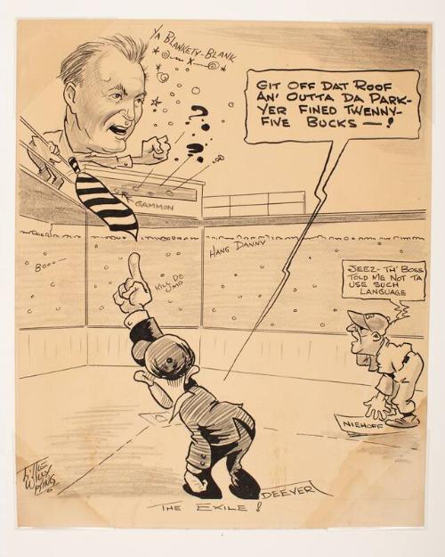 The Exile! cartoon, undated