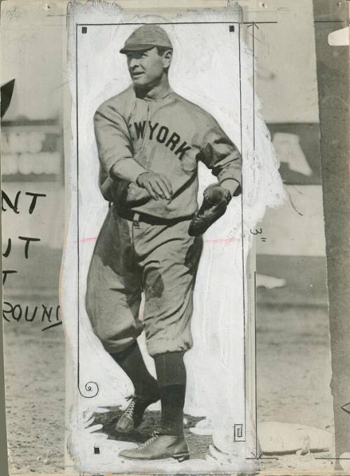 Frank Chance Throwing photograph, 1913 or 1914