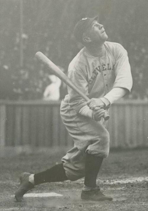 Tris Speaker Batting photograph, 1924 or 1925