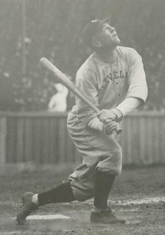 Tris Speaker Batting photograph, 1924 or 1925