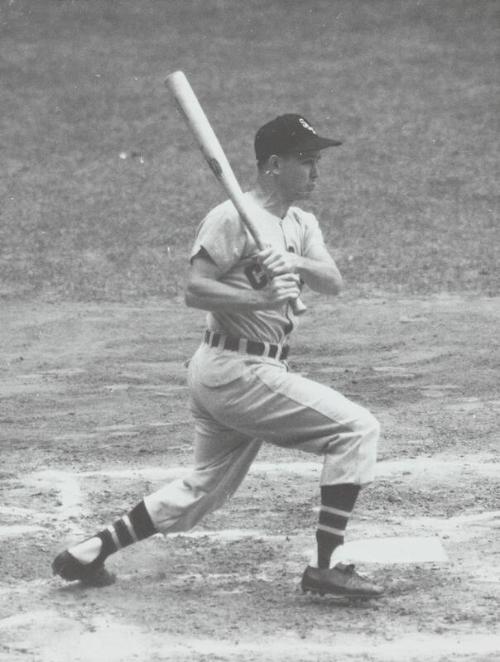 Nellie Fox Batting photograph, 1956