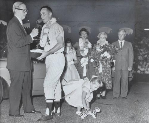 Nellie Fox with Family photograph, probably 1959