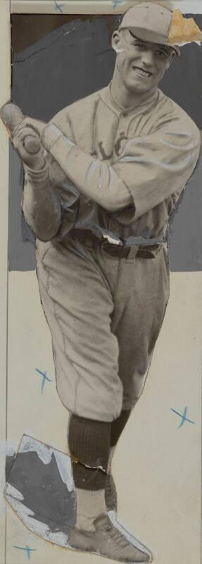 George Sisler Batting photograph, between 1915 and 1926