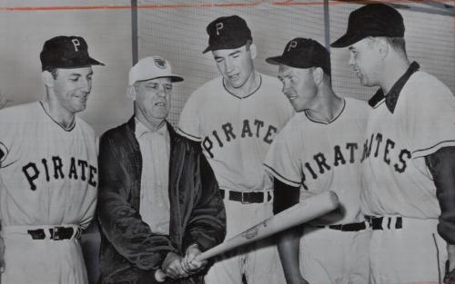 George Sisler with Group photograph, probably 1956