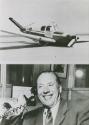 Bob Feller and Airplane Dual photograph, 1960 April 19