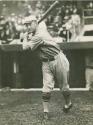 Frankie Frisch Batting photograph, 1928 or 1929