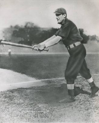 Nap Lajoie Hitting photograph, 1903 or 1904