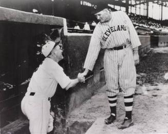 Walter Johnson and Rogers Hornsby photograph, 1933 August