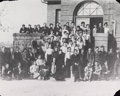 Walter Johnson with Classmates photograph, 1903