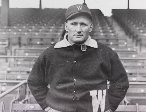 Walter Johnson photograph, between 1916 and 1932