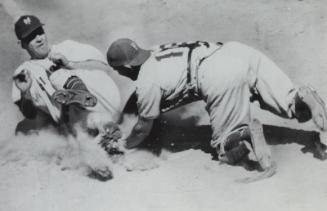 Mel Ott and Al Lopez photograph, 1945 June 27