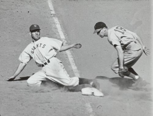 Mel Ott and Billy Werber photograph, 1939 June 06