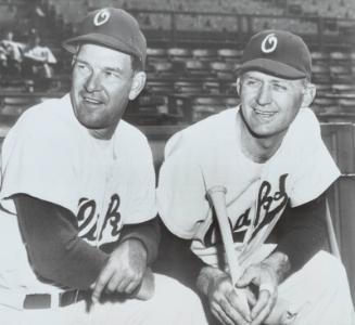 Mel Ott and Sam Chapman photograph, 1952 March 25