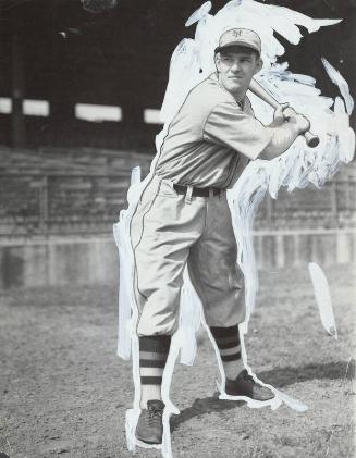 Mel Ott Batting photograph, 1931