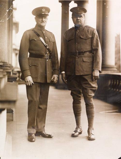 Babe Ruth and General Pershing photograph, 1924 May