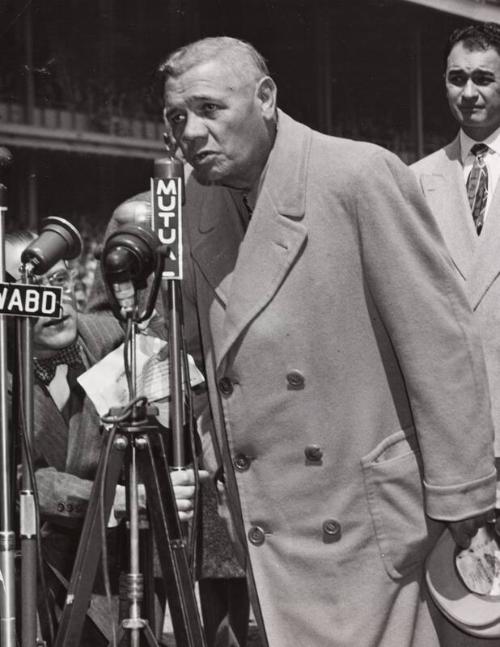 Babe Ruth Day photograph, 1947 April 27