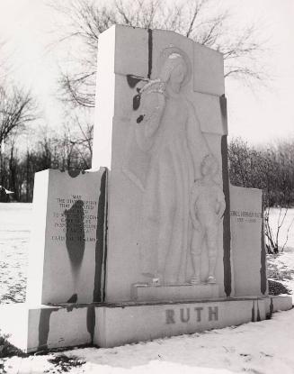 Babe Ruth Gravesite photograph, 1949 December 05