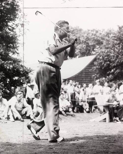 Babe Ruth Golfing photograph, undated