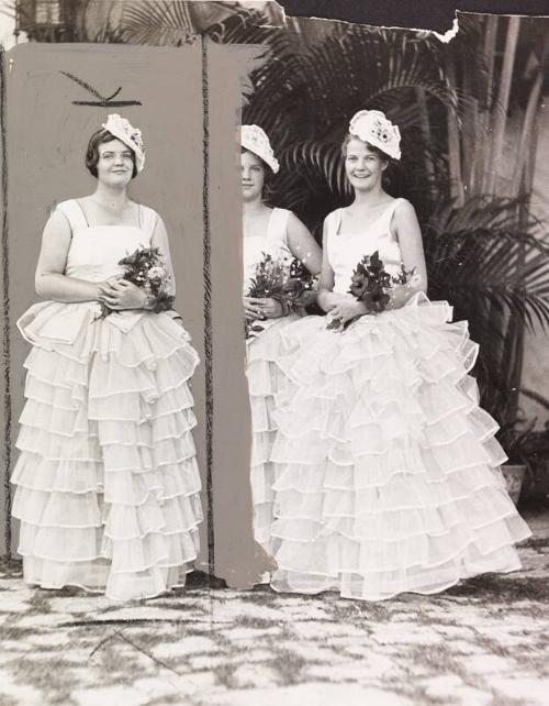 Julia Ruth in Flower Girl Dress photograph, 1931 March 06