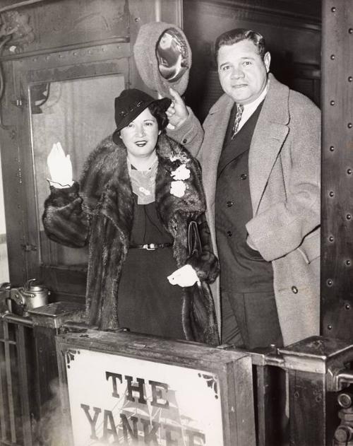 Babe and Claire Ruth photograph, undated