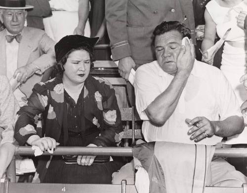 Babe and Claire Ruth photograph, probably 1937