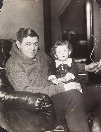 Babe and Dorothy Ruth photograph, probably 1922