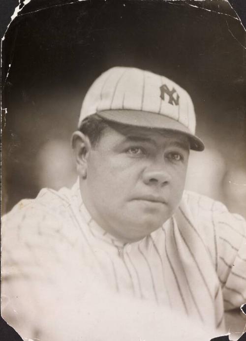 Babe Ruth Portrait photograph, 1921