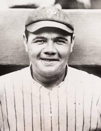 Babe Ruth Portrait photograph, between 1920 and 1934