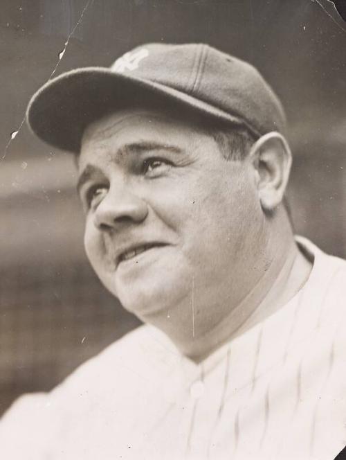 Babe Ruth Portrait photograph, 1927