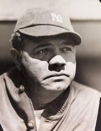 Babe Ruth Portrait photograph, between 1920 and 1934