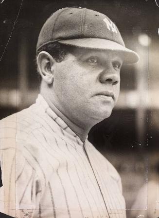 Babe Ruth Portrait photograph, between 1920 and 1934